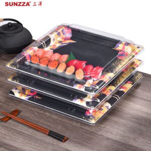 On sale Japanese disposable foam sushi container